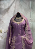 Purple Sharara Suit