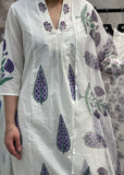 Cotton Anarkali-Trouser suit