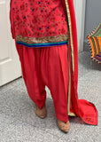 Crepe Patiala Salwar Suit