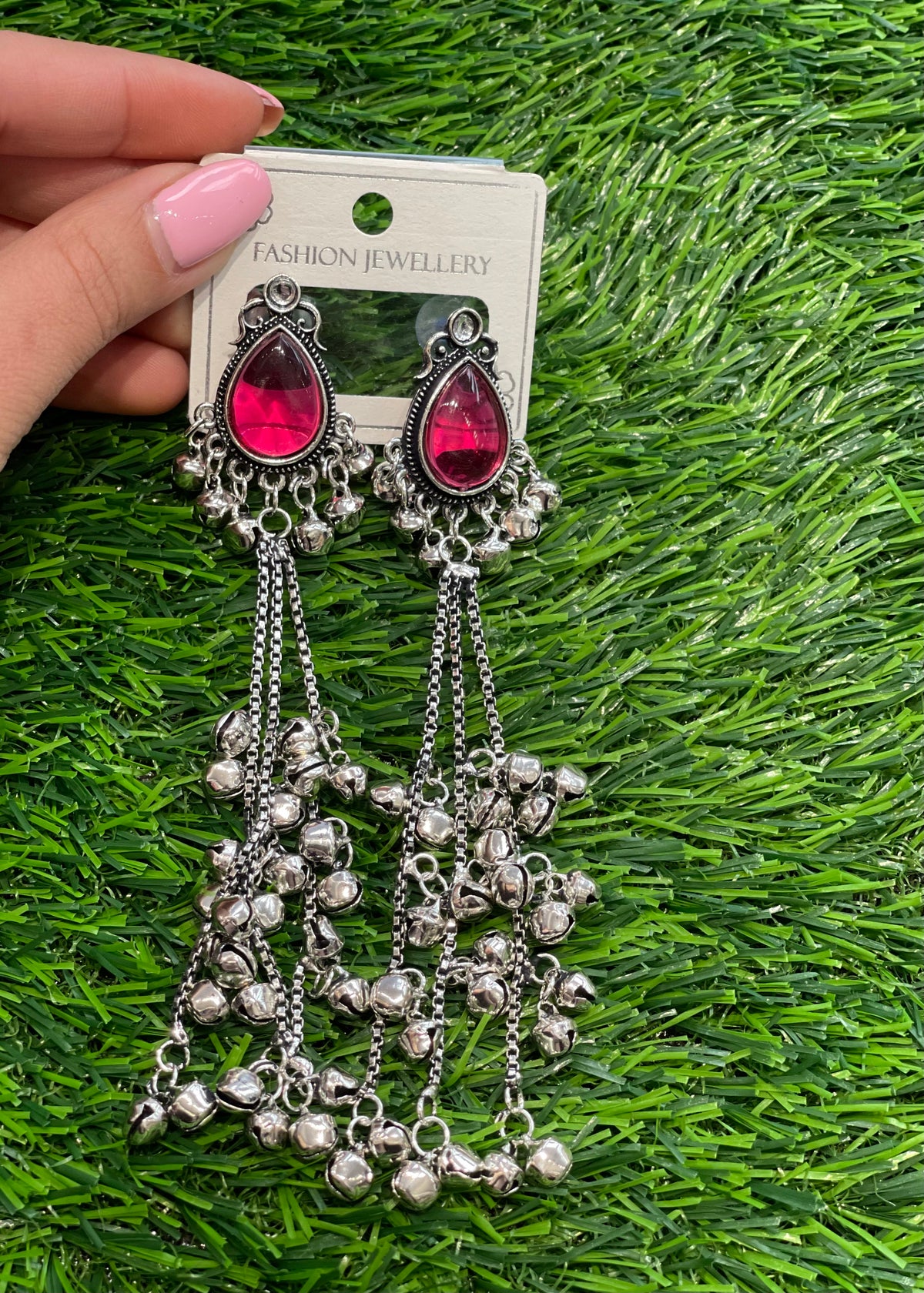 Black Metal Kashmiri Earings