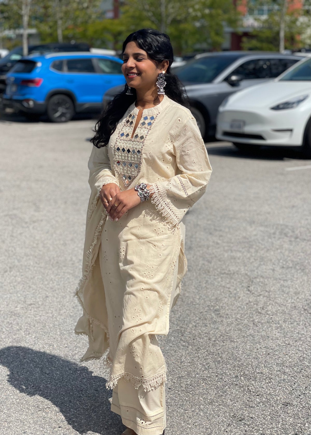Mirror Work Trouser Suit