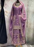 Purple Sharara Suit