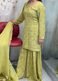 Green Sharara Suit
