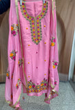 Pink Unstitched Suit