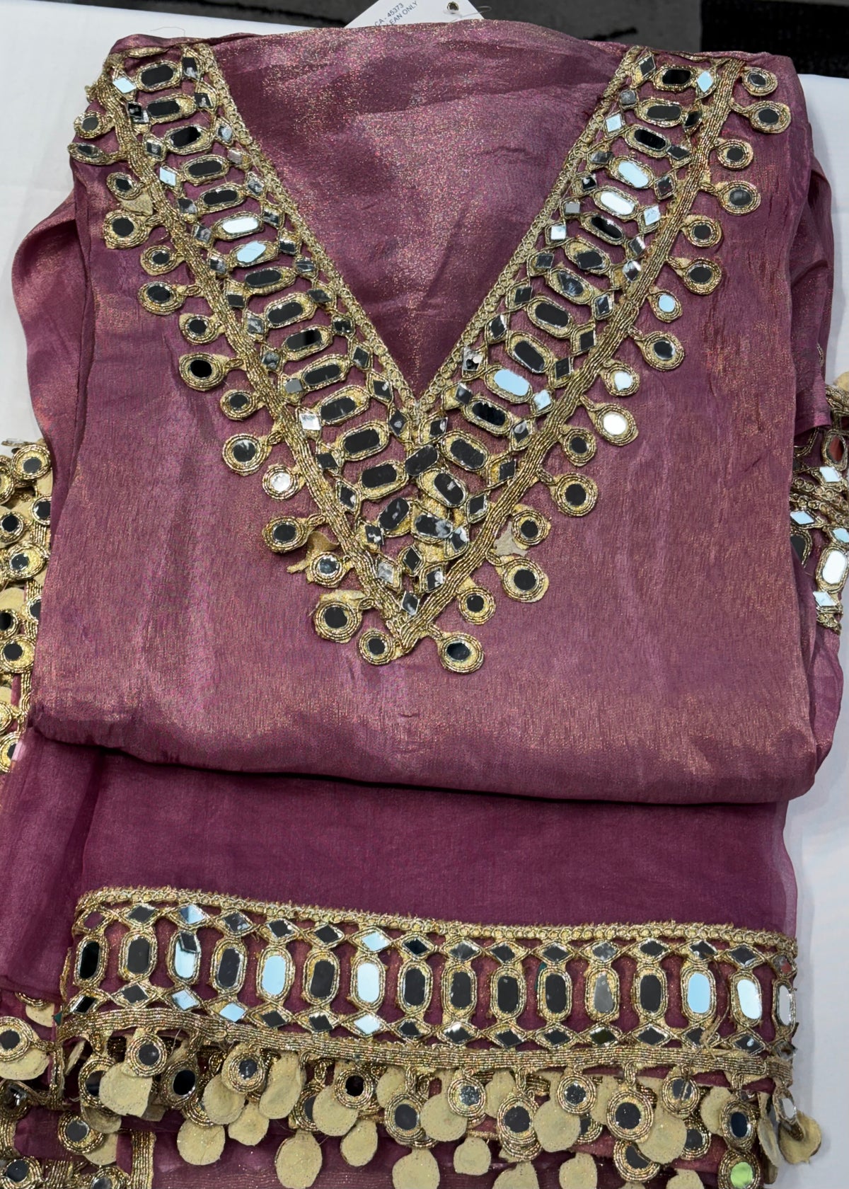 Shimmer Silk Unstitched Suit