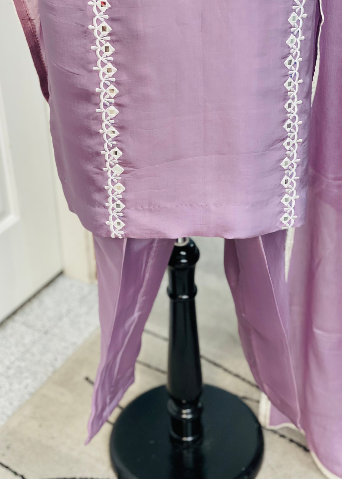 Mauve Trouser Suit