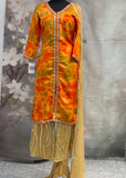 Front Slit cut Plazzo suit
