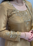 Golden Sharara Suit