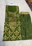 Green Banarsi suit