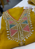 Yellow Unstitched Suit