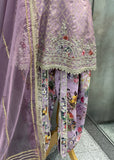Purple Dhoti Salwar Suit