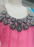 Pink Anarkali With Trouser