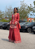 Rusty Long Shirt Lehnga