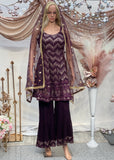 Anarkali with Sharara Suit