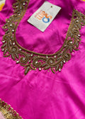 Pink unstitched Suit