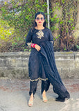 Black Dhoti Salwar Suit