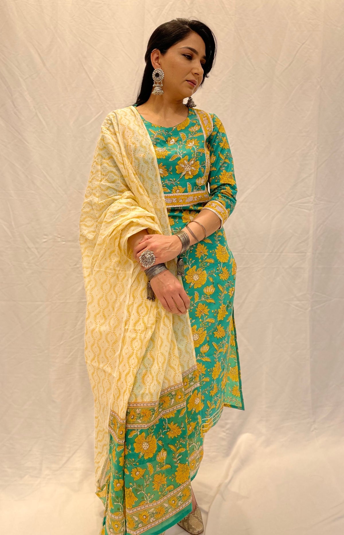 Light Green Trouser Suit