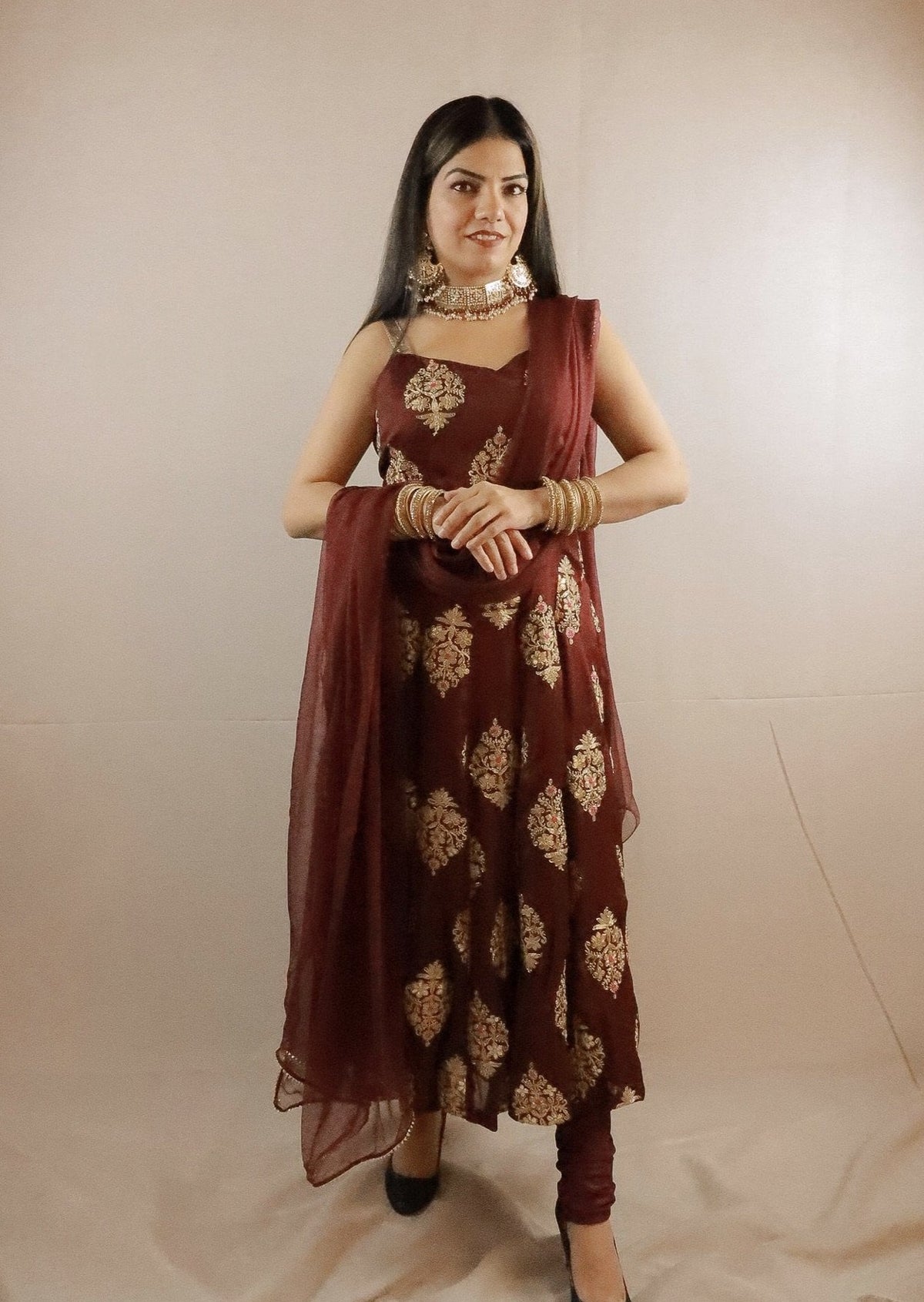 Anarkali Suit with Pajami