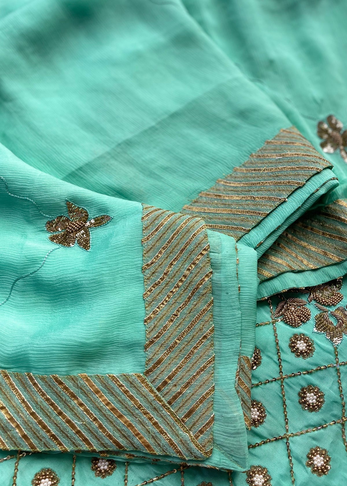 Green Unstitched Suit