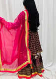 Cotton Anarkali Sharara Suit