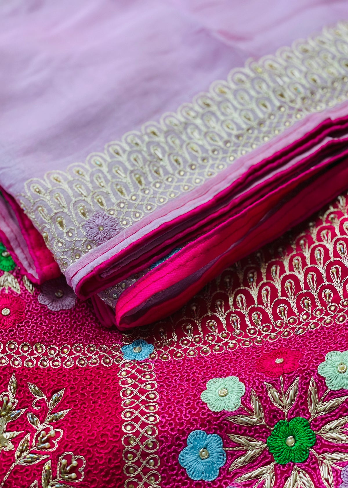 Pink Unstitched Suit