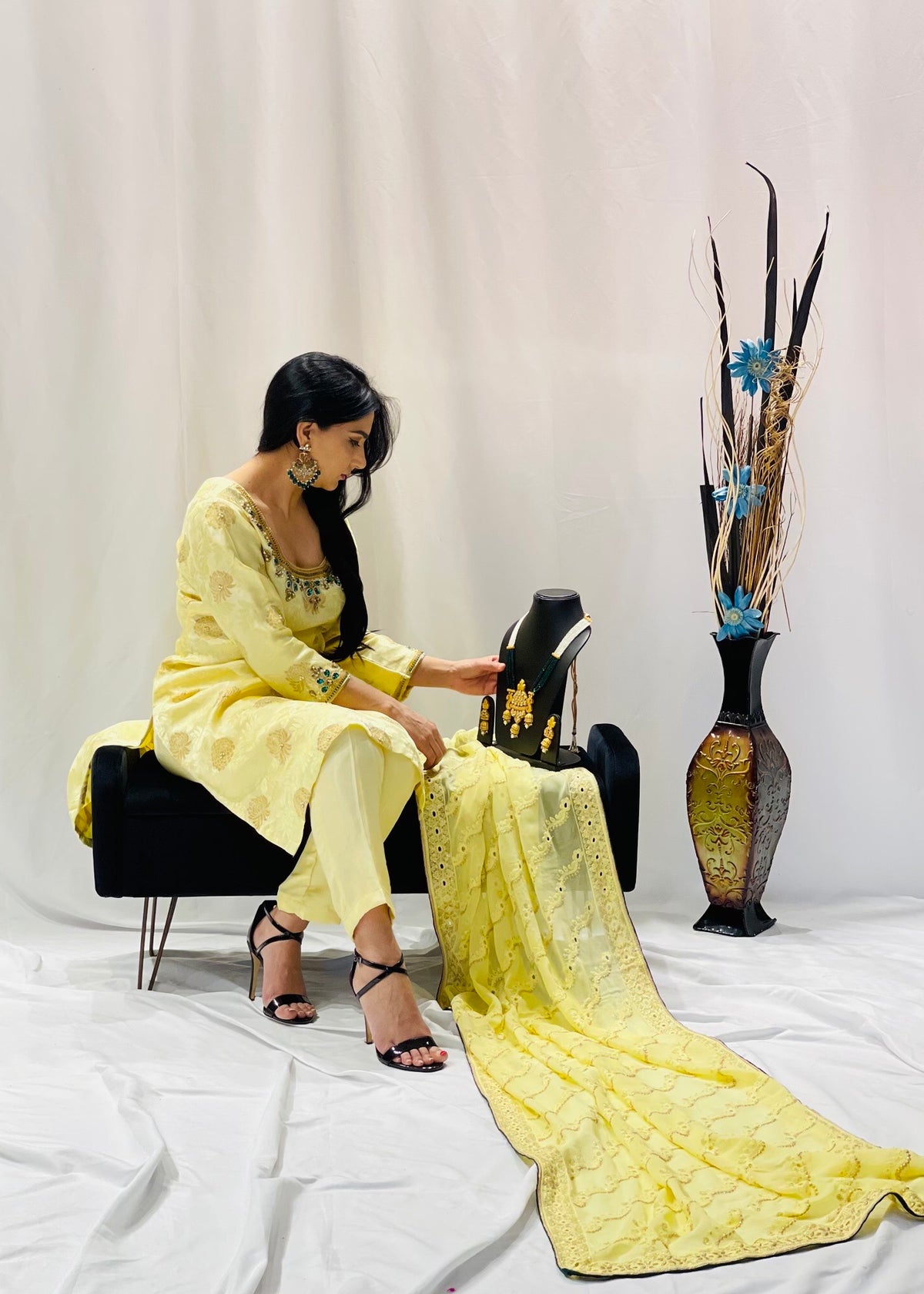 Yellow Trouser Suit