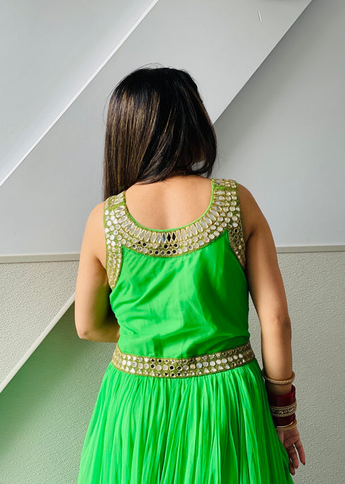 Anarkali Suit with mirror work