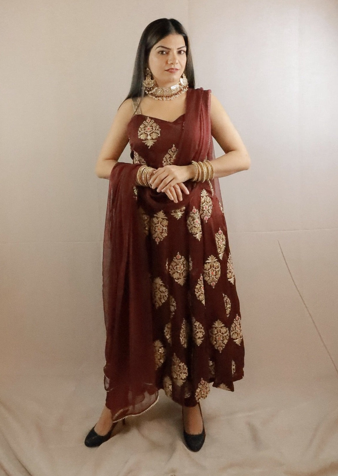 Anarkali Suit with Pajami