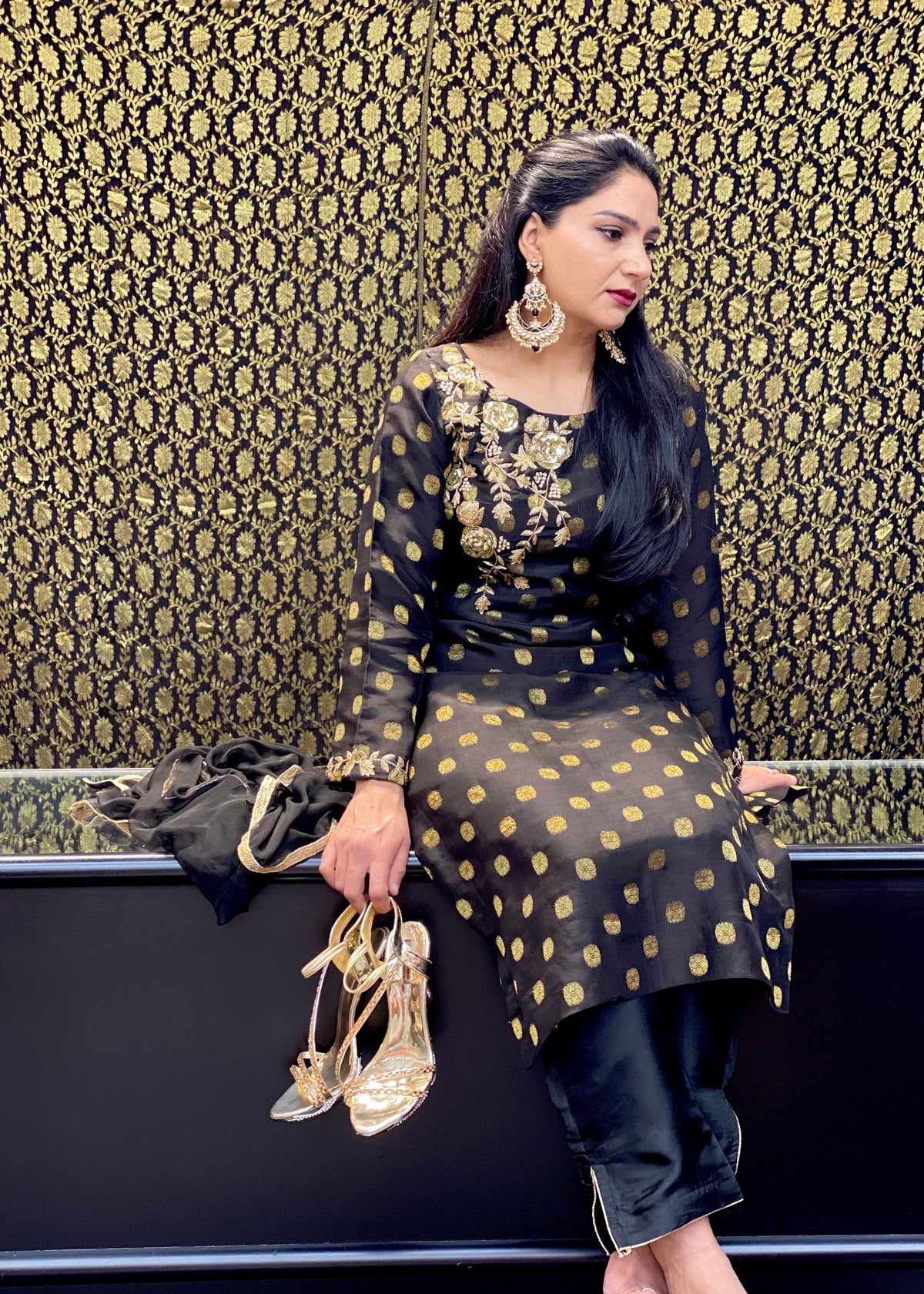 Black Trouser Suit
