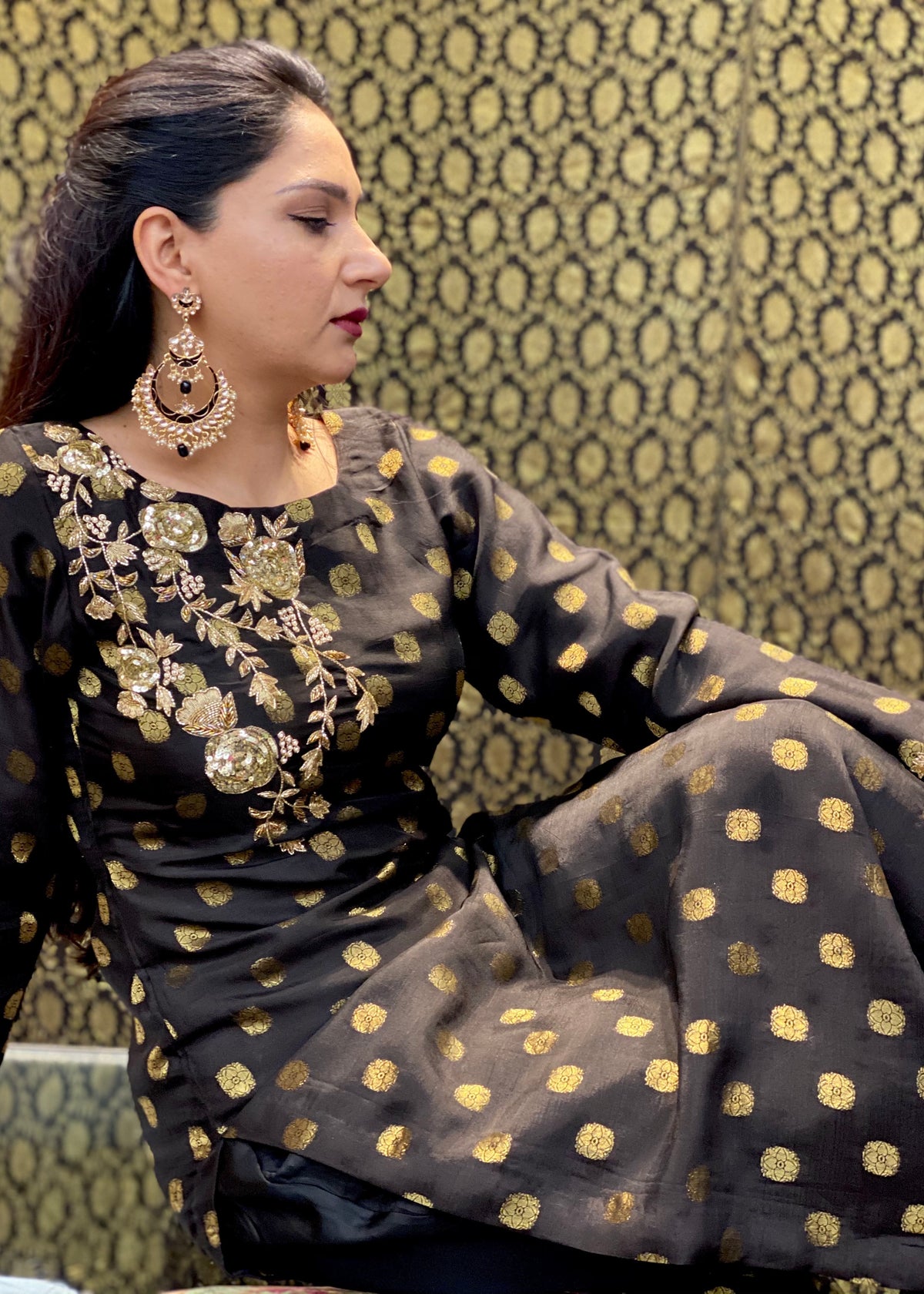 Black Trouser Suit