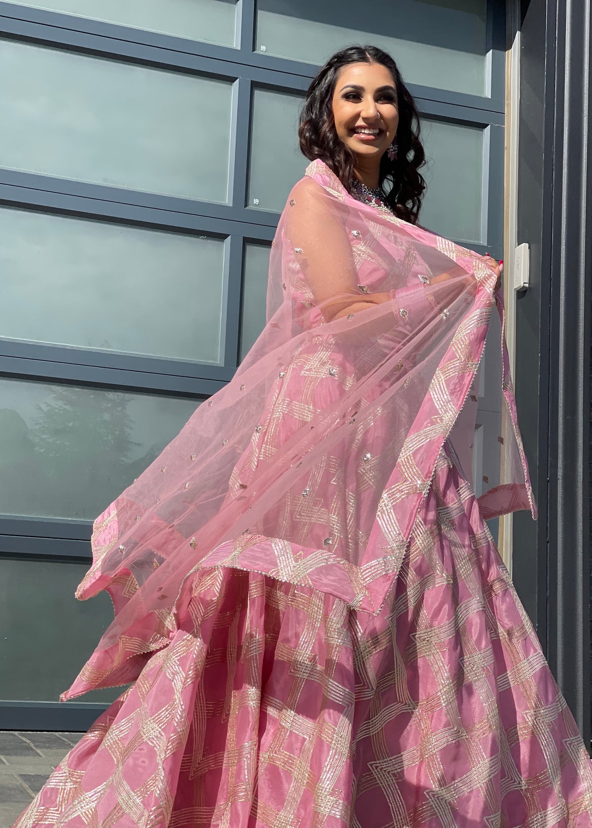 Blush pink Lehnga