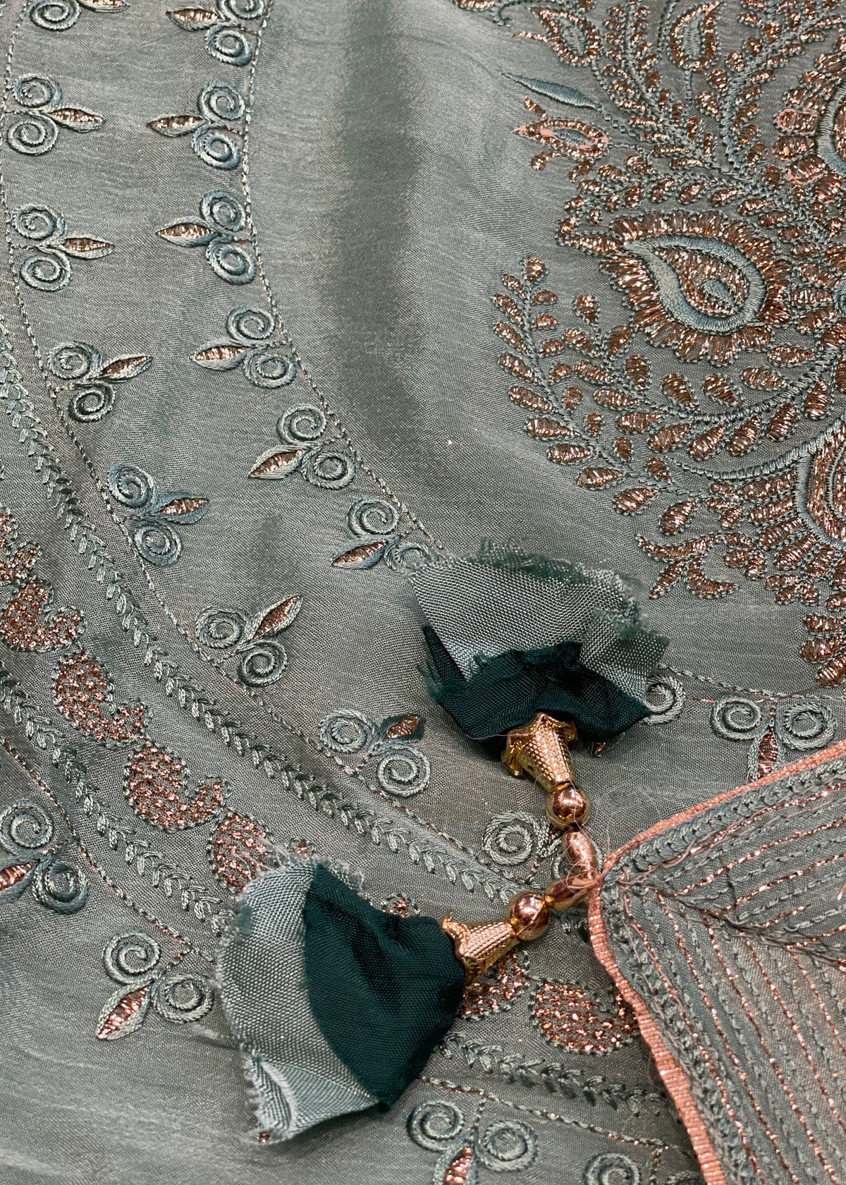 Chinnon Shiffon Unstitched Suit