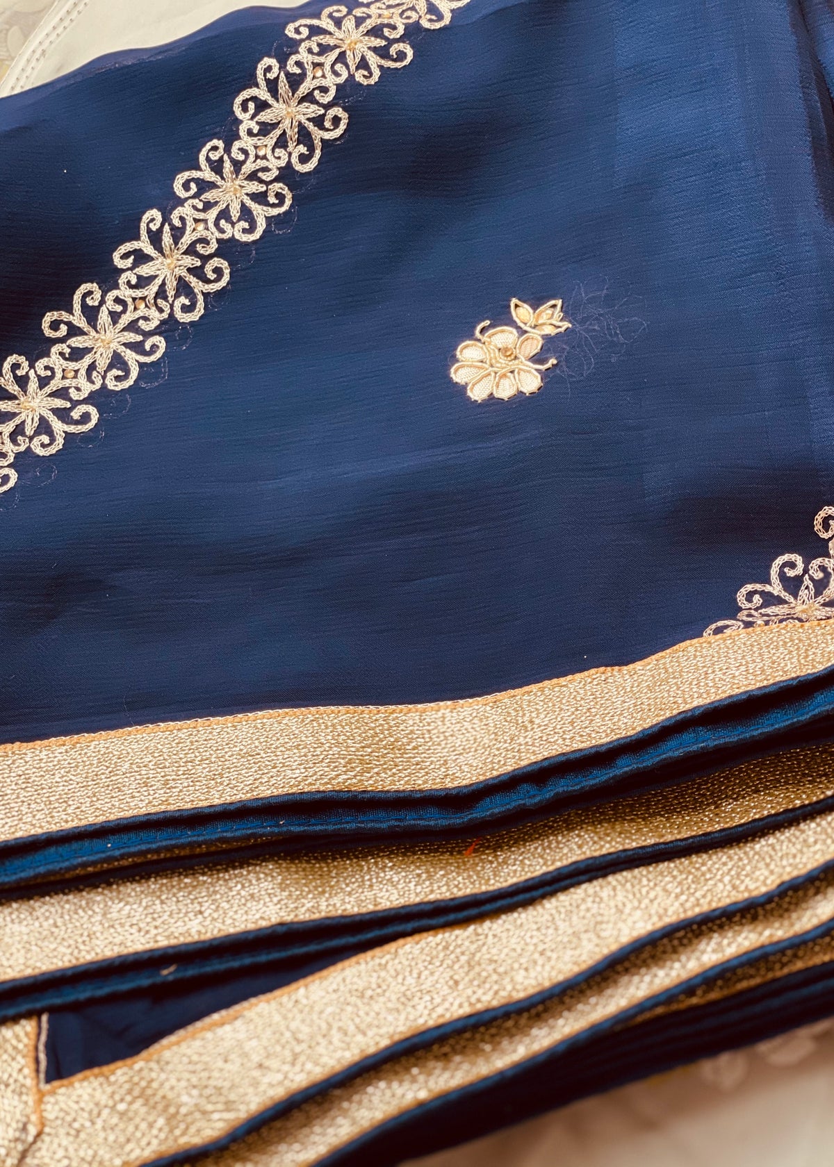Navy blue unstitched Suit