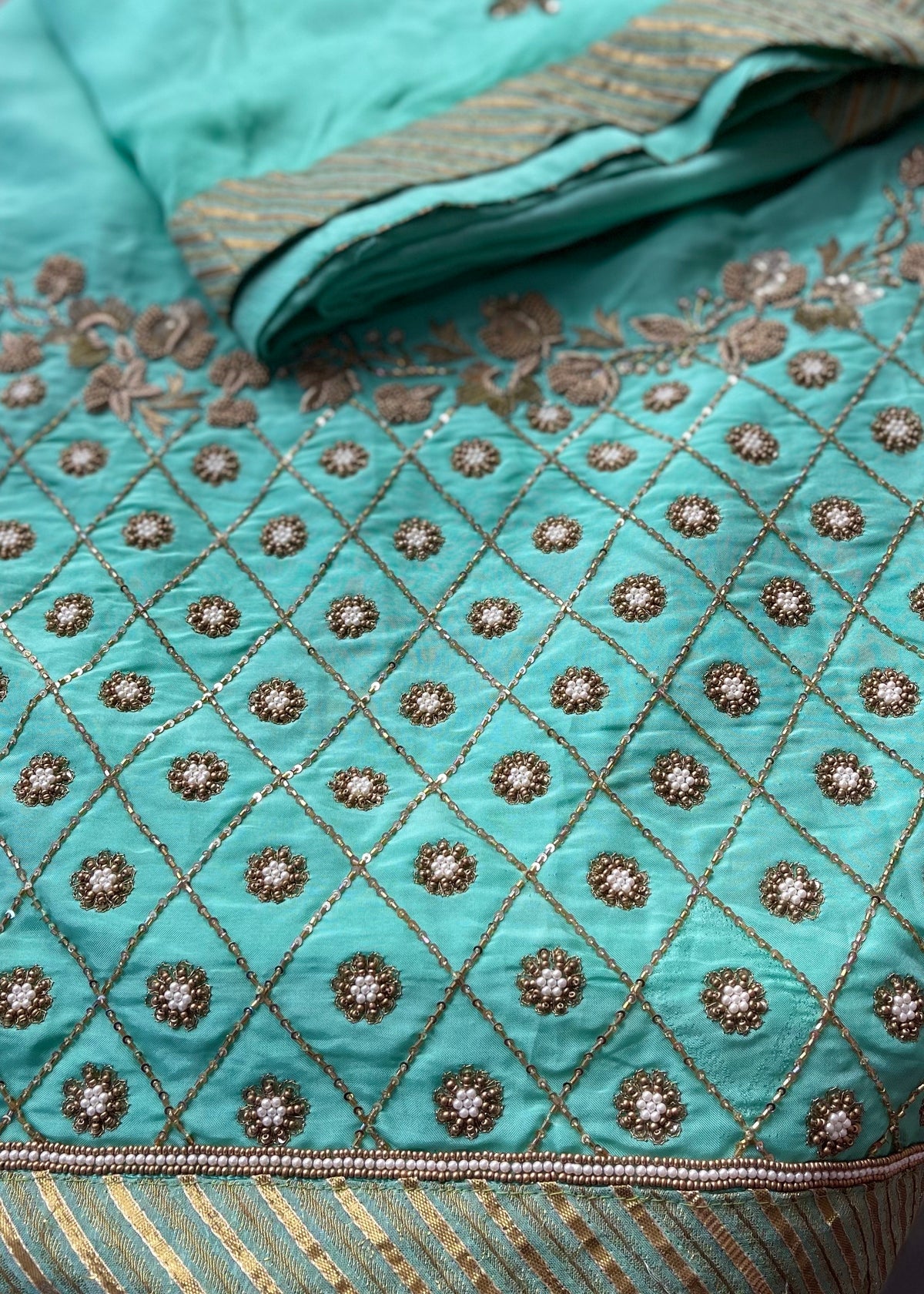 Green Unstitched Suit