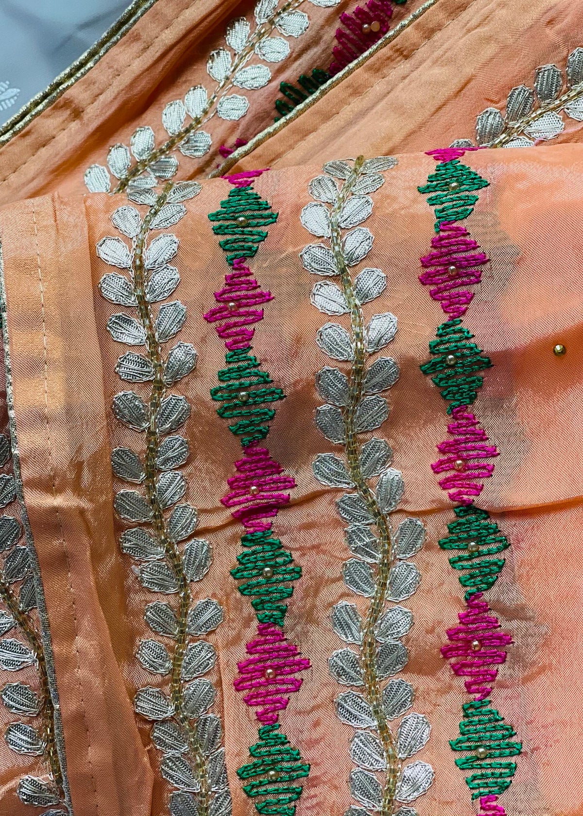 Peach Unstitched Suit