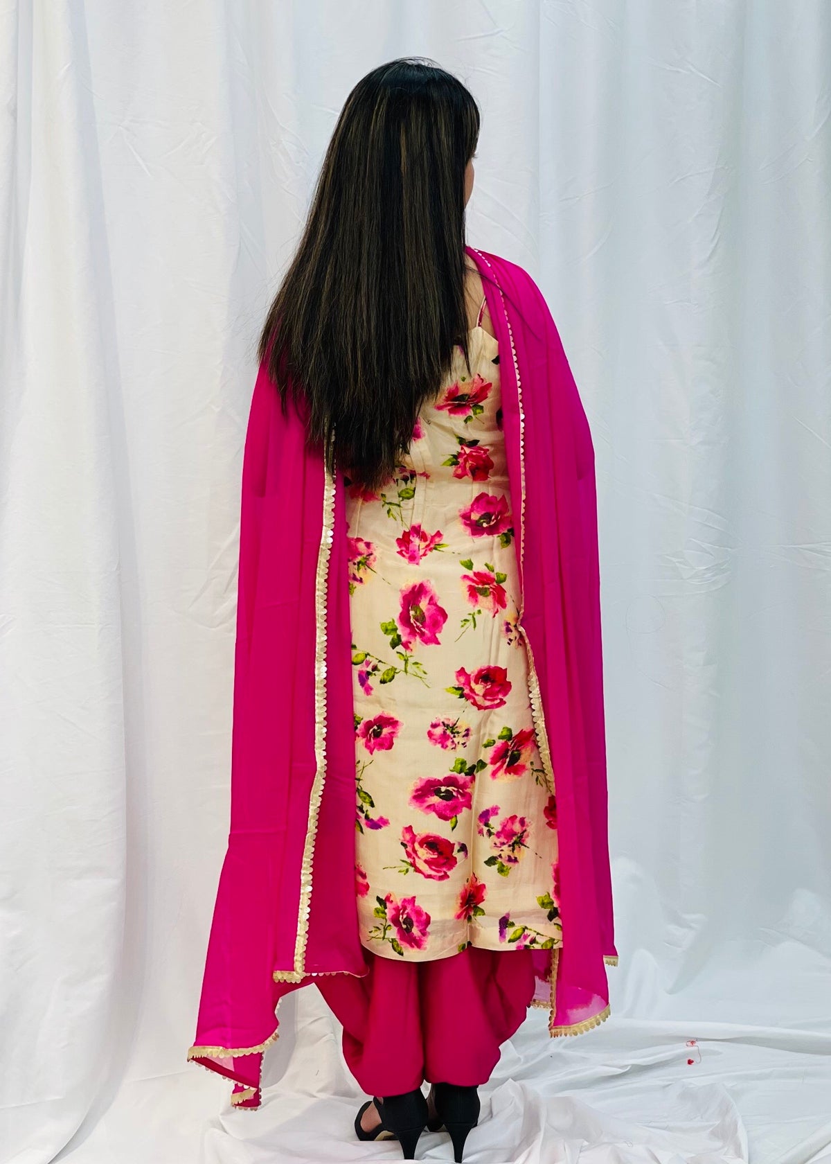 Printed Tulip Salwar Suit