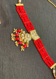 Red Kundan Jewellery Set