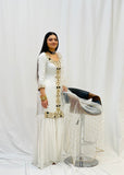 White Sharara Suit