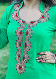 Green patiala Salwar suit