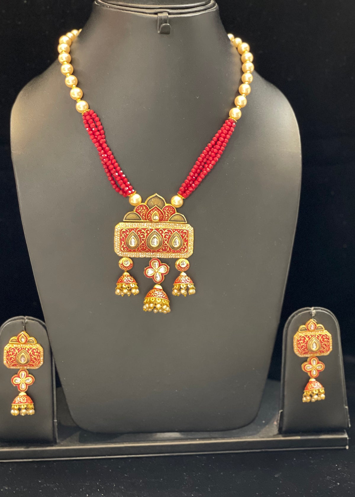 Red Jewellery Set