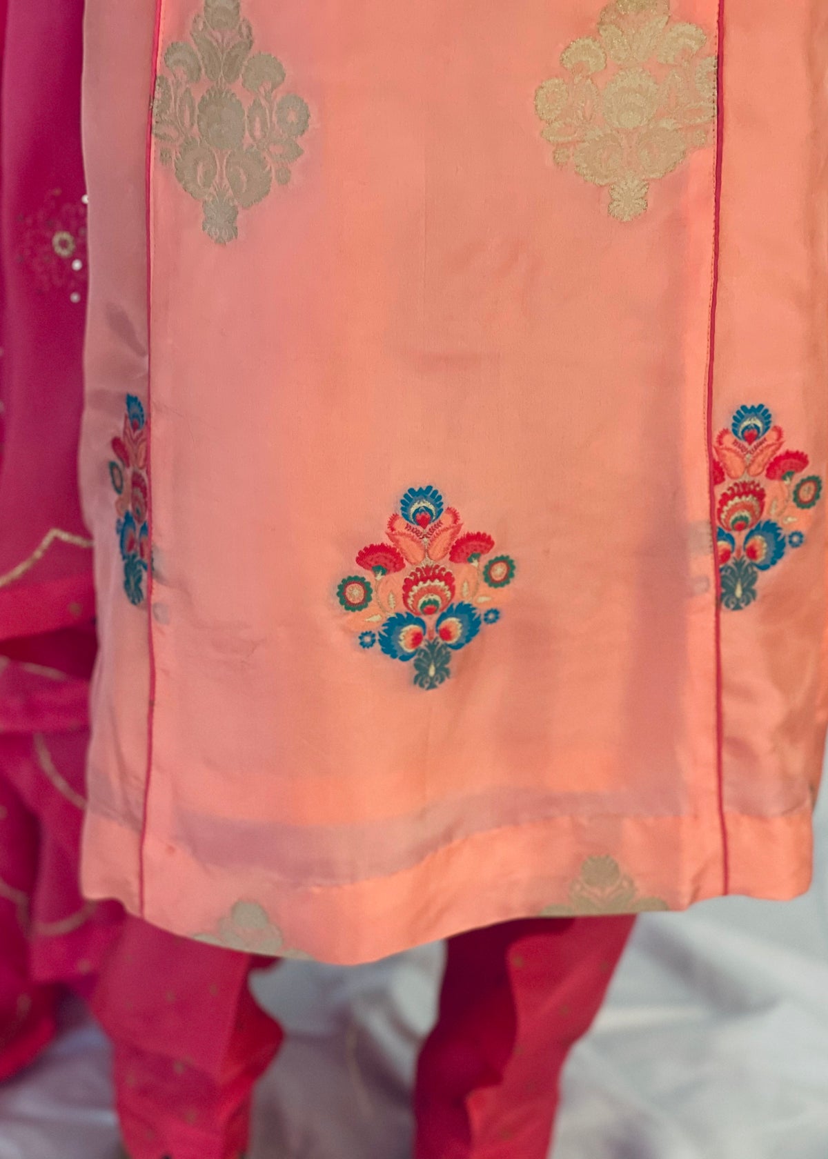 Peach Trouser Suit