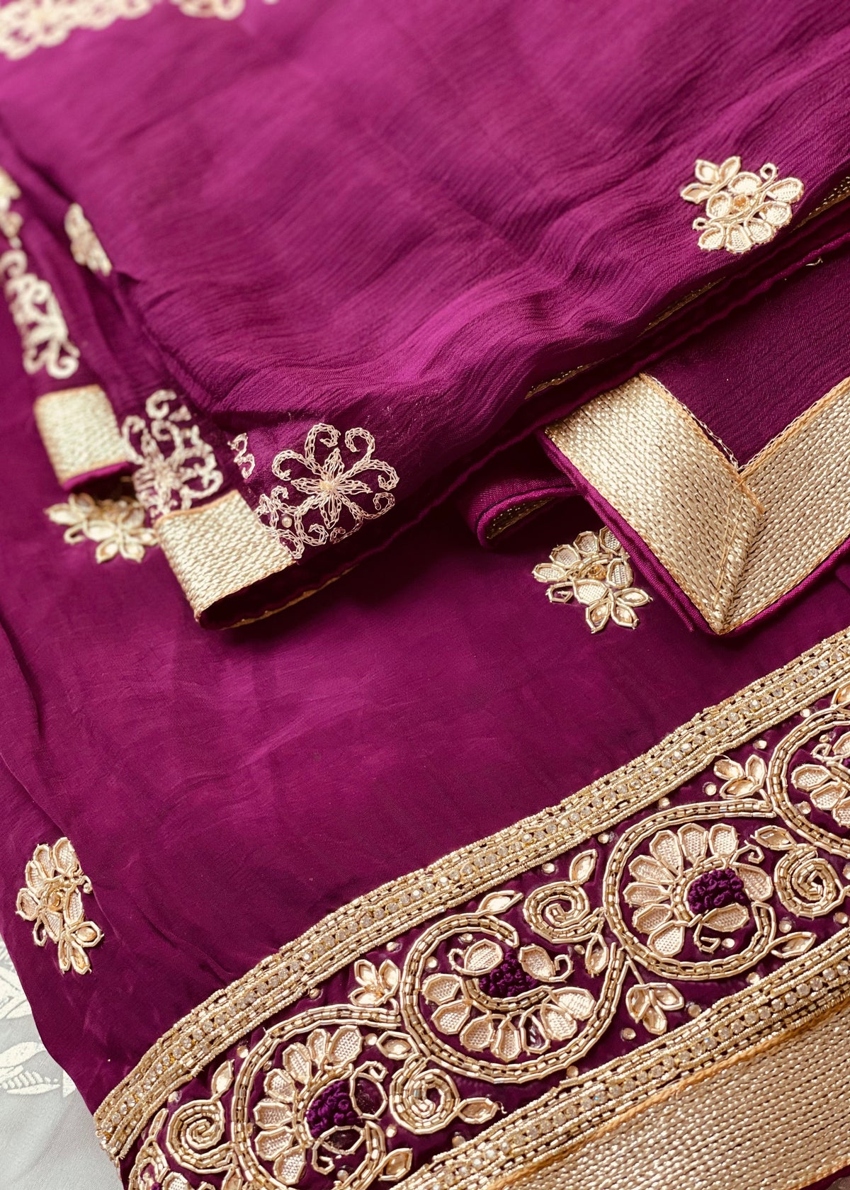 Plum Unstitched Suit
