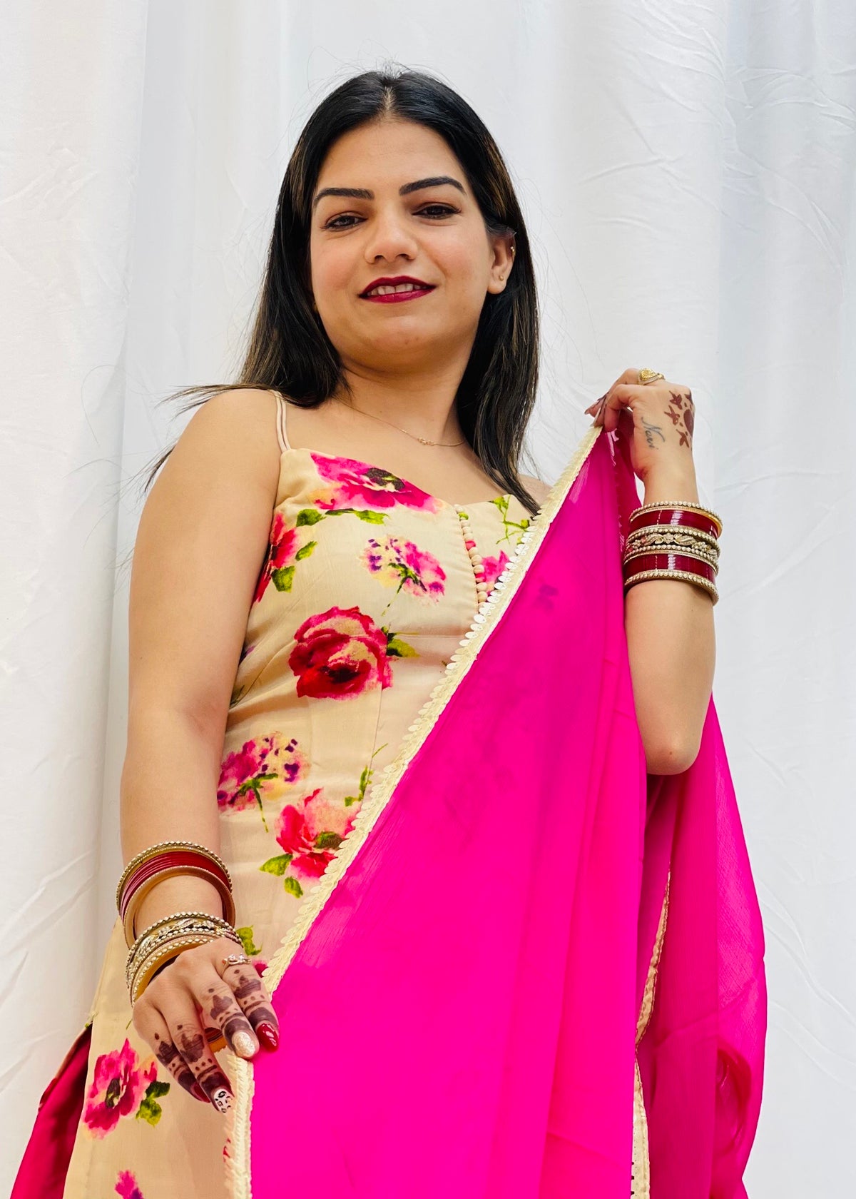 Printed Tulip Salwar Suit
