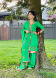 Green patiala Salwar suit