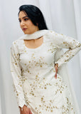 White Dhoti Salwar Suit