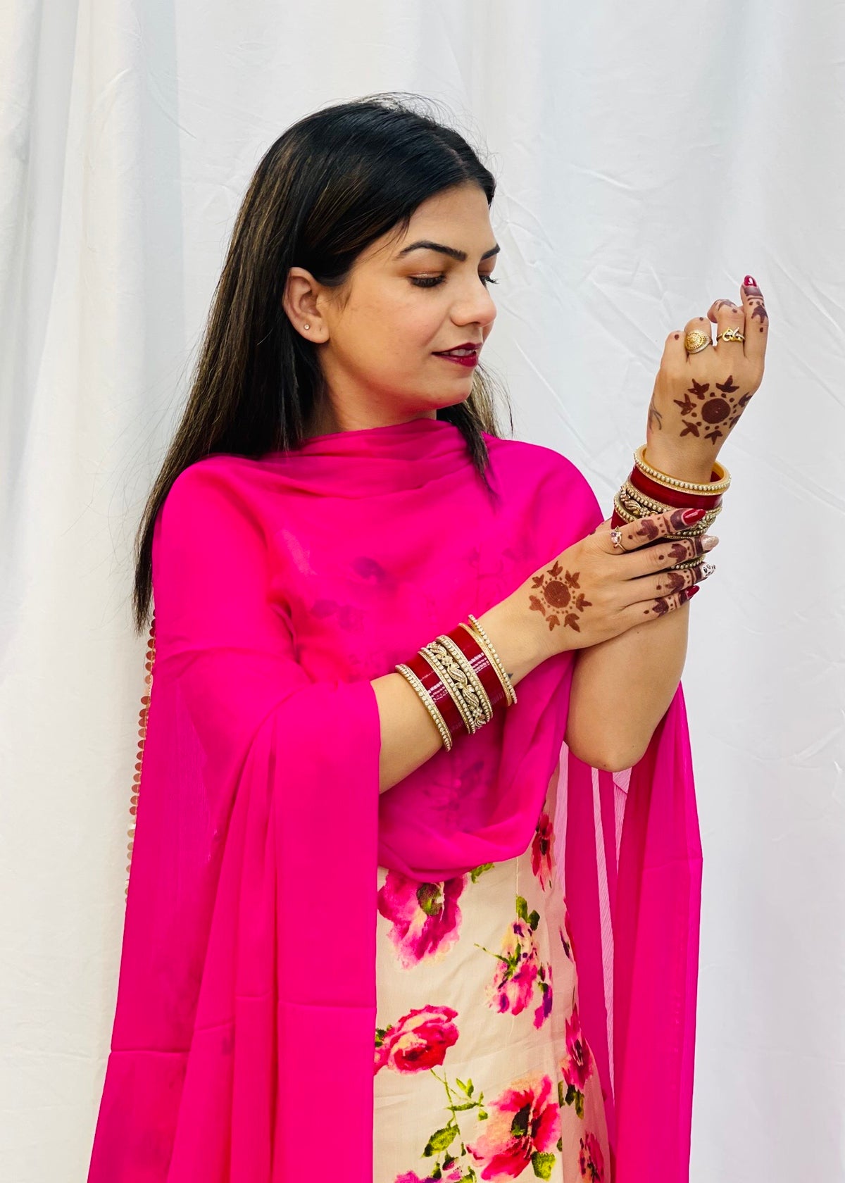Printed Tulip Salwar Suit