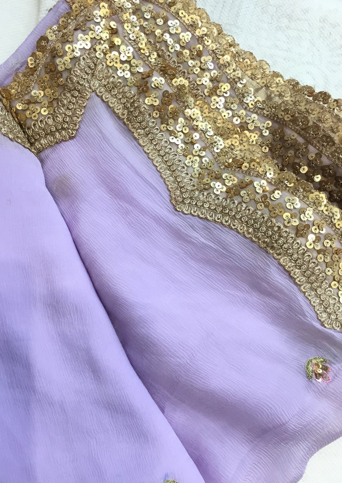 Lilac 6 m Unstitched Suit