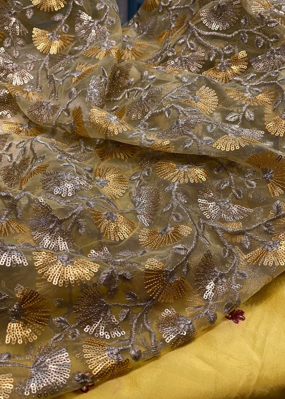 Yellow Unstitched Suit