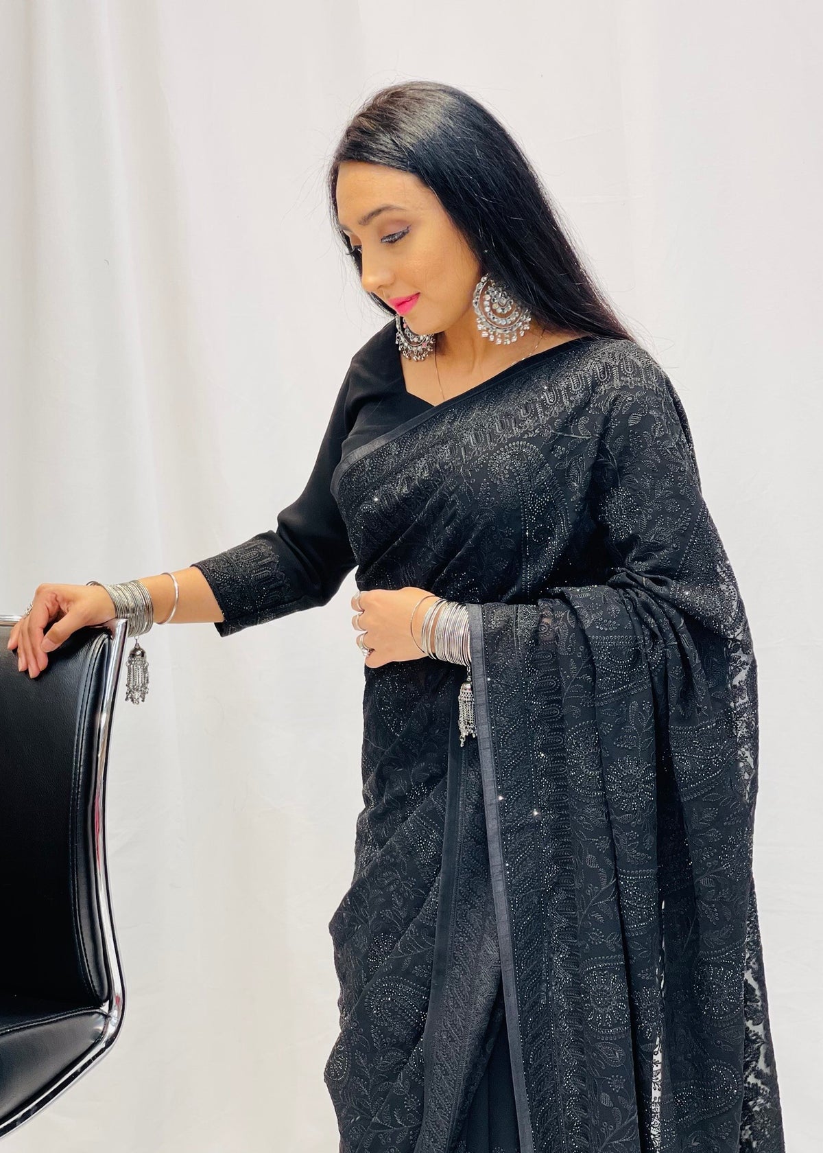 Black Saree