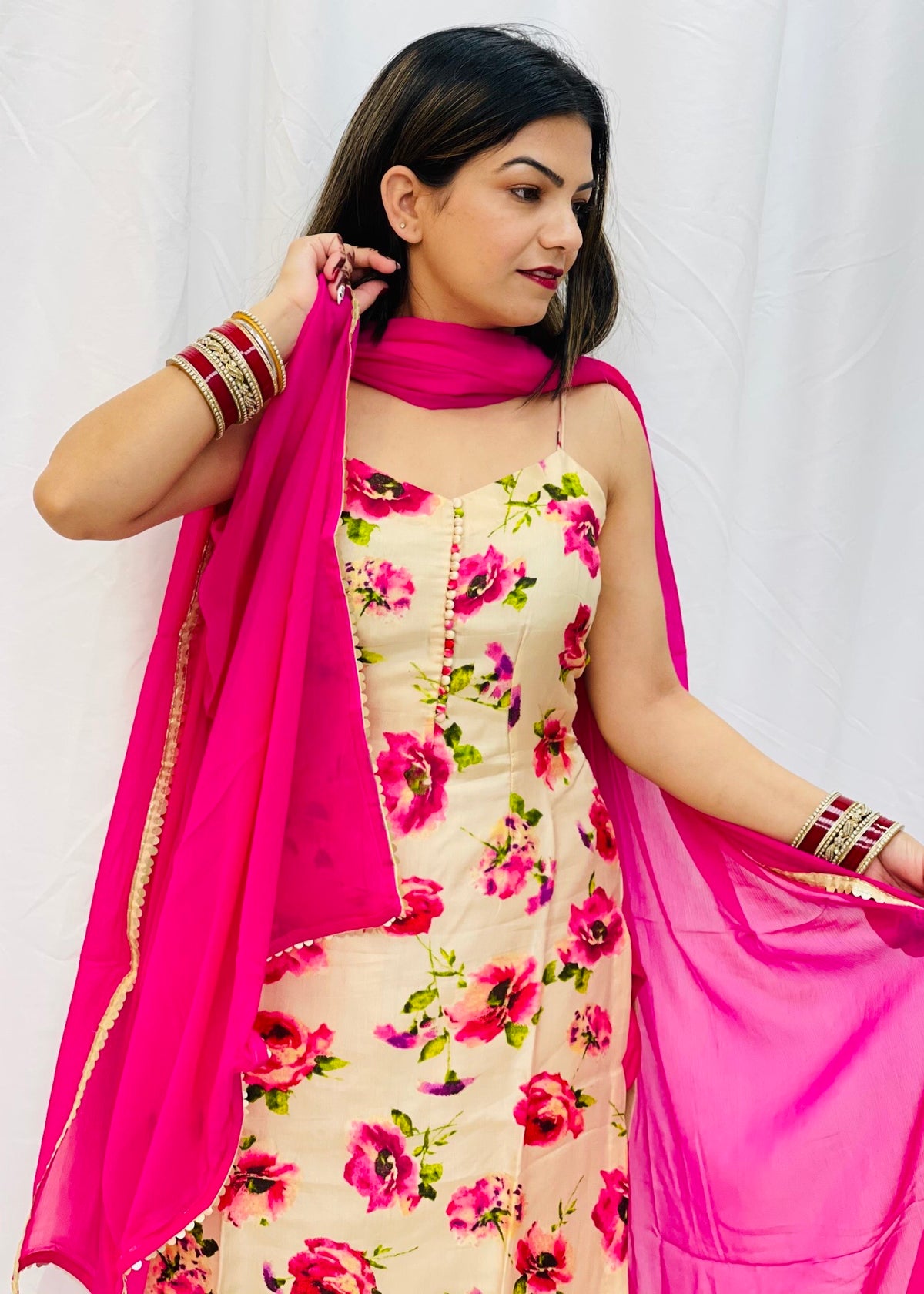 Printed Tulip Salwar Suit